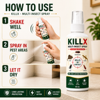 ✨HOT SELL 60% Off TODAY✨LIMITED OFFER 🔥KILLX Multi Insect Spray Buy 1 Get 2 Free