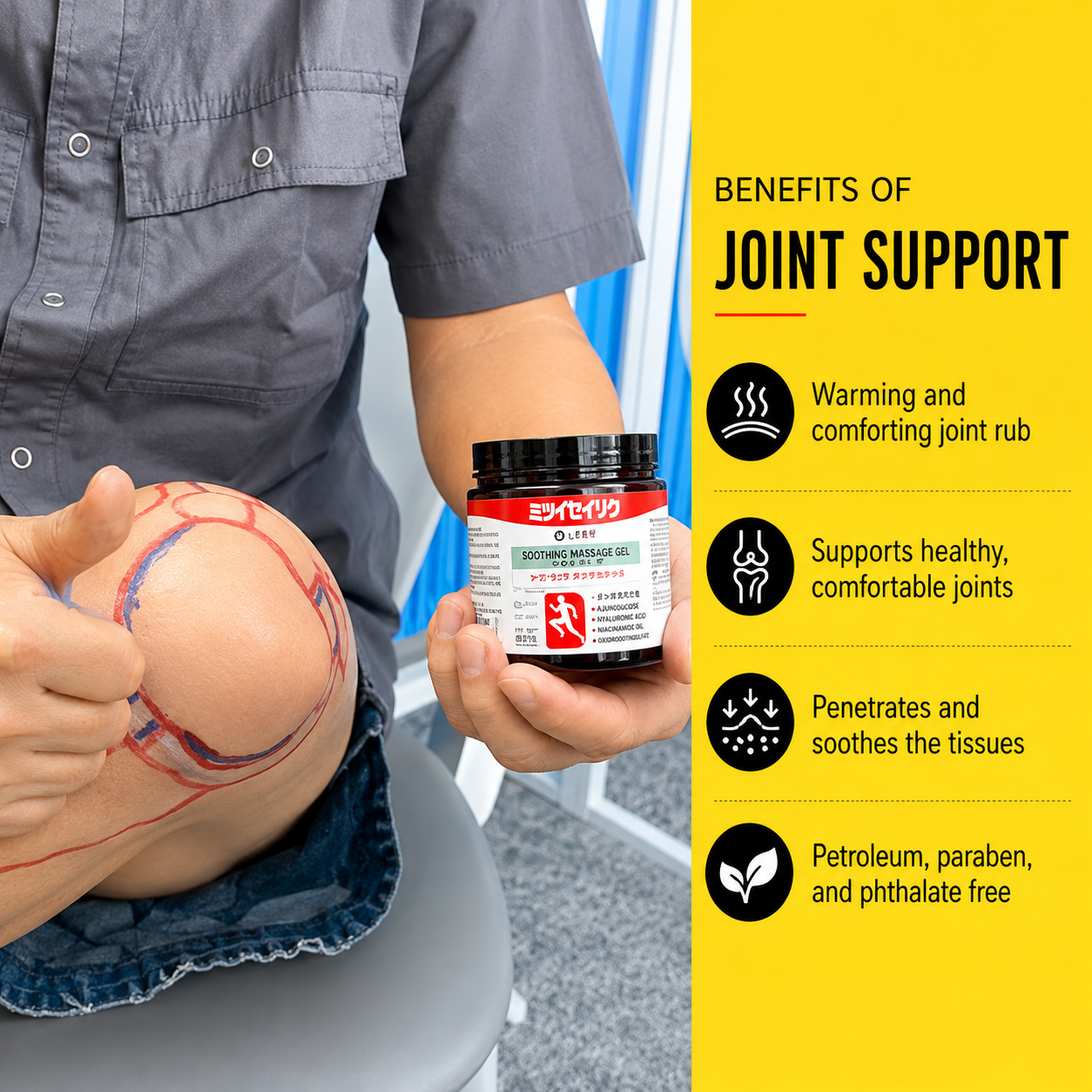 ✨HOT SELL 50% Off TODAY✨ BUY 1 GET 1 FREE ✨ LIMITED OFFER❄️💆Instant Pain Relief Soothing Massage Gel – Pack of 2🔥✨