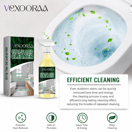 ✨HOT SELL 50% Off Today + BUY 1 GET 1 FREE✨ |Oxalic Acid Power Cleaner 🧼 | Tough Stain, Rust & Limescale Remover 🚿 | Buy 1 Get 1 Free + FREE Cleaning Brush 🎁