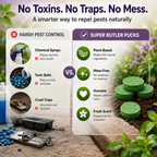 🌿🛡️ VEXOORAA All-in-One Pest Repellent Tablets | Pack Of 2 | Repels Snakes, Rats, Cockroaches, Lizards & Insects | Plant-Based | 30 Days Protection | Safe for Home & Family | Pack of 24