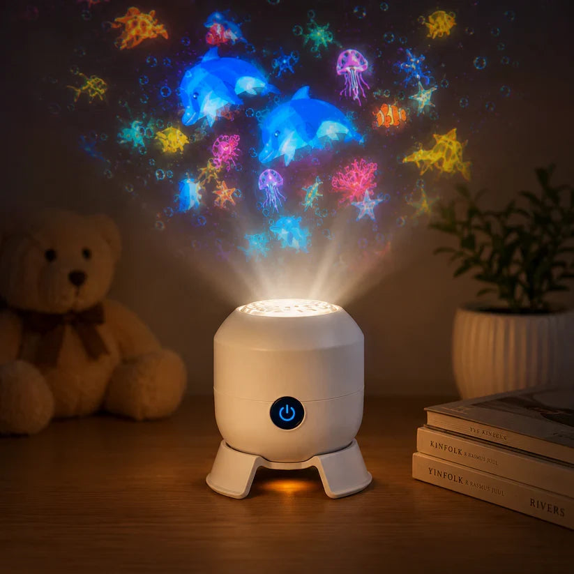 ✨HOT SELL 60% Off TODAY✨Ocean World Night Light Rotating Projector
