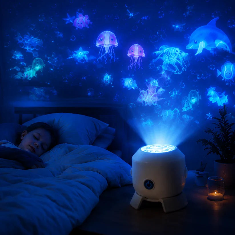 ✨HOT SELL 60% Off TODAY✨Ocean World Night Light Rotating Projector